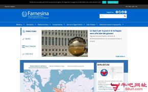 意大利外交部的网站截图