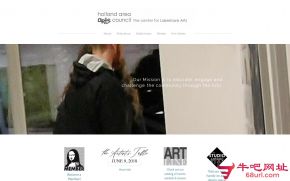 荷兰地区艺术委员会的网站截图
