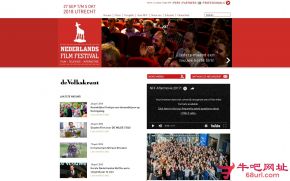 荷兰电影节的网站截图