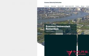 荷兰鹿特丹大学的网站截图
