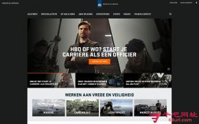 荷兰皇家空军的网站截图