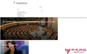 荷兰国会下议院的网站截图