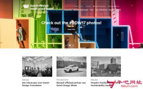 荷兰设计周的网站截图