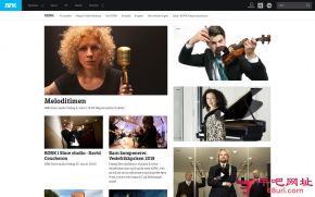 挪威广播交响乐团的网站截图
