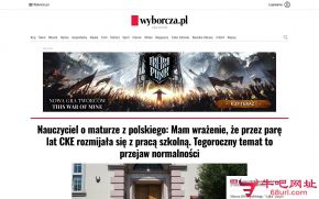 波兰选举报的网站截图