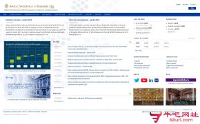 罗马尼亚国家银行的网站截图