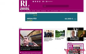 自由罗马尼亚报的网站截图