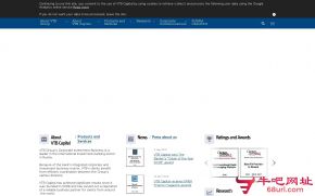 俄罗斯外贸银行的网站截图