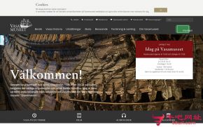 瓦萨沉船博物馆的网站截图