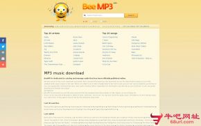 小蜜蜂音乐搜索的网站截图