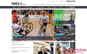 世界自行车场地锦标赛的网站截图