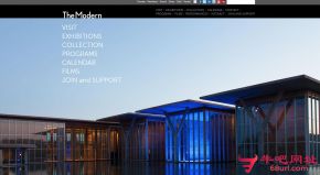 沃斯堡现代艺术博物馆的网站截图