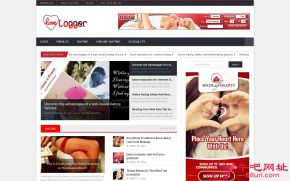 LoveLogger情侣博客的网站截图