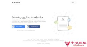 Academia.edu的网站截图