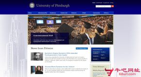 美国匹兹堡大学的网站截图