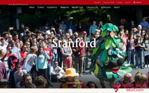 美国斯坦福大学的网站截图