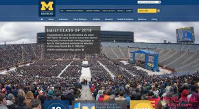 美国密歇根大学的网站截图