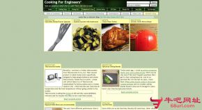 Cooking For Engineers的网站截图