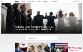 美国白宫的网站截图
