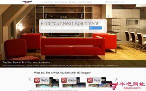 Apartment Guide的网站截图