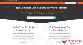 SourceForge的网站截图