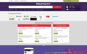 Monster的网站截图