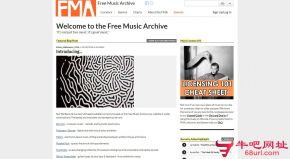 免费音乐档案馆的网站截图