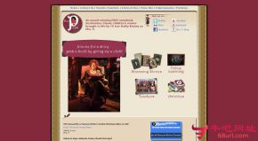 P女士的魔法图书馆的网站截图