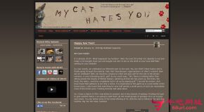 我的猫恨你的网站截图