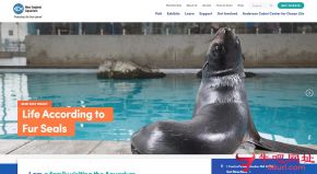新英格兰水族馆的网站截图