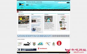 巴哈马奥林匹克委员会的网站截图