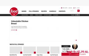 加拿大美食频道的网站截图