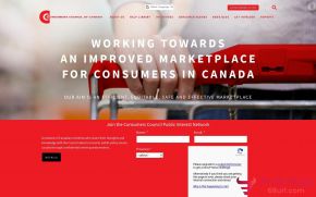 加拿大消费者协会的网站截图