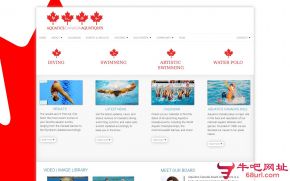 加拿大水上运动协会的网站截图