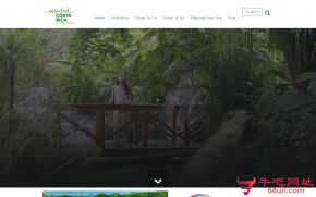 哥斯达黎加旅游局的网站截图