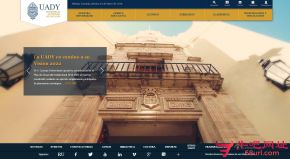 墨西哥尤卡坦自治大学的网站截图