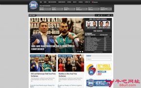世界拳击协会的网站截图
