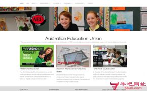 澳大利亚教育联盟的网站截图