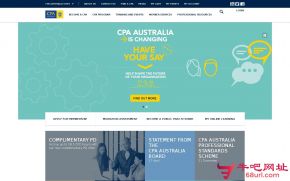 澳洲会计师公会的网站截图