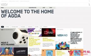澳大利亚平面设计协会的网站截图