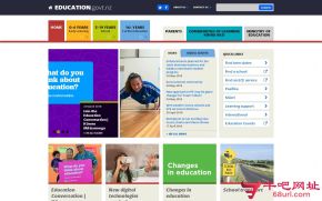 新西兰教育部的网站截图
