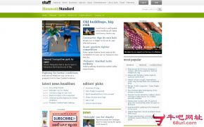 新西兰玛纳瓦图标准报的网站截图