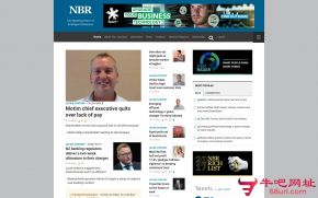 新西兰国家商业评论的网站截图
