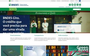 巴西国家开发银行的网站截图