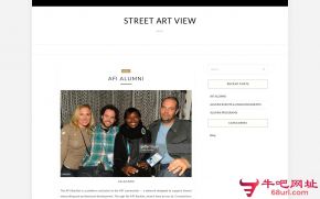StreetArtView街头艺术的网站截图