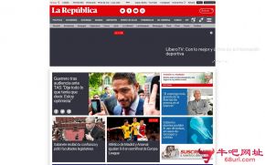 秘鲁共和国报的网站截图