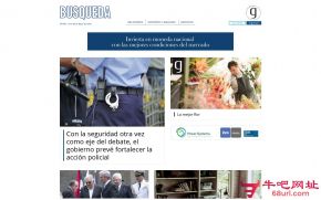 乌拉圭探索周报的网站截图