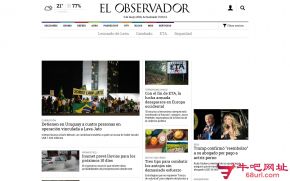 乌拉圭观察家报的网站截图