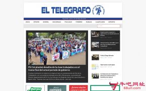 乌拉圭每日电讯报的网站截图